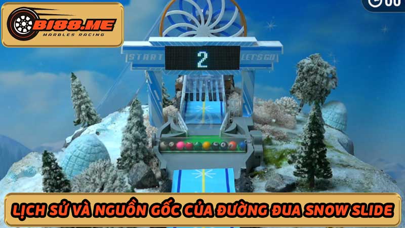 Đường đua Snow Slide Cuộc đua bi tốc độ vượt qua băng giá