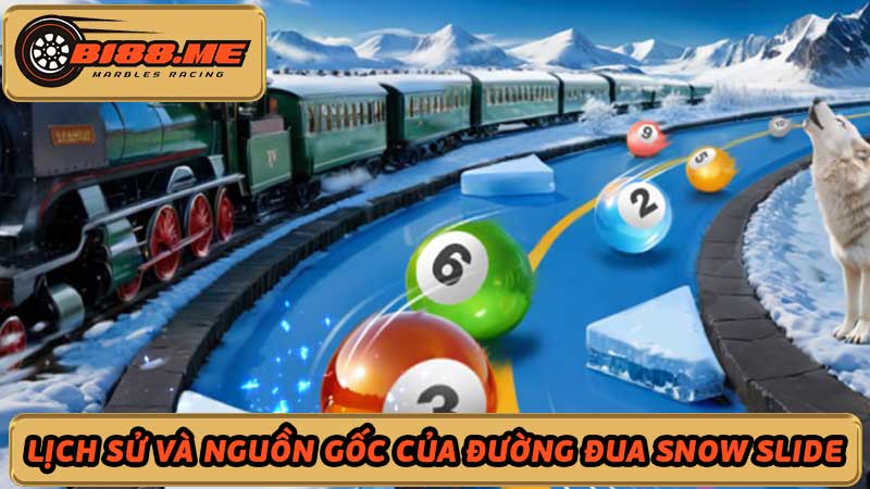 Đường đua Snow Slide Cuộc đua bi tốc độ vượt qua băng giá