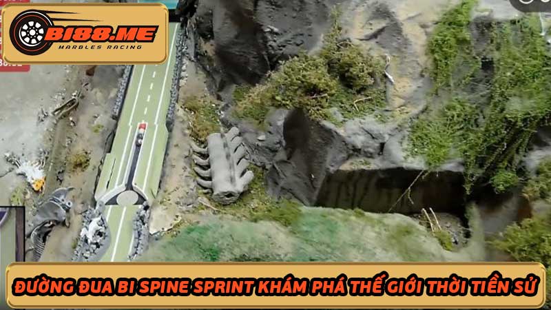 Đường đua bi spine sprint Khám phá thế giới thời tiền sử